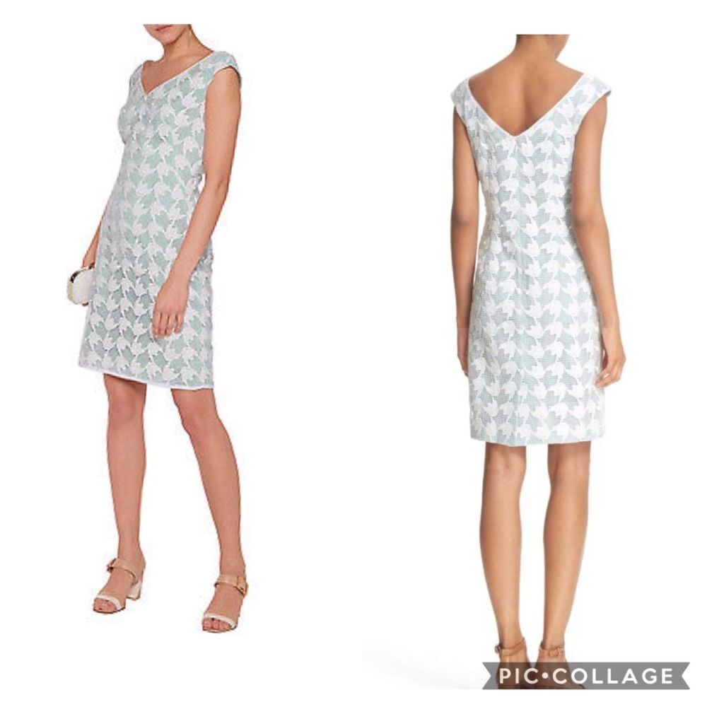 Tory Burch Brooklyn V-Neck Lace Sheath Dress Sz 4